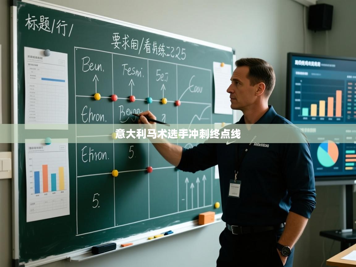 意大利马术选手冲刺终点线