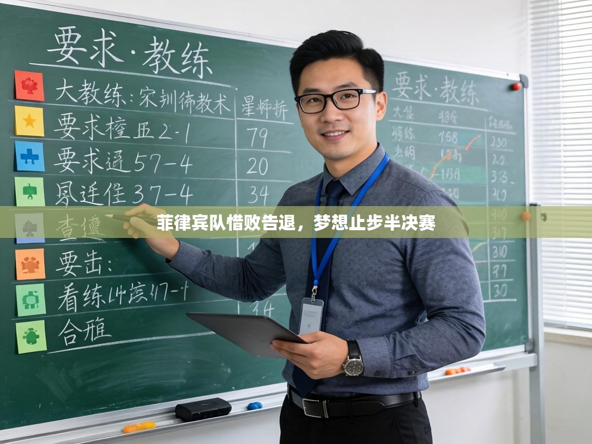 菲律宾队惜败告退，梦想止步半决赛